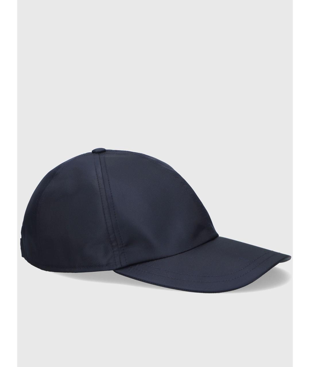 BORSALINO Черная синтетическая кепка, фото 3