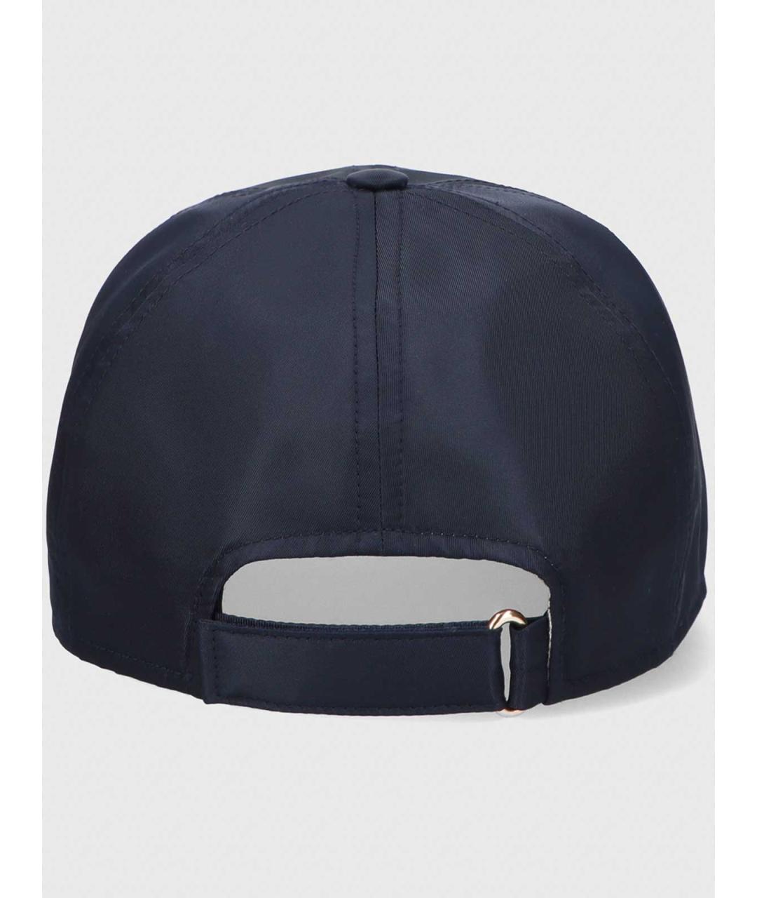 BORSALINO Черная синтетическая кепка, фото 4