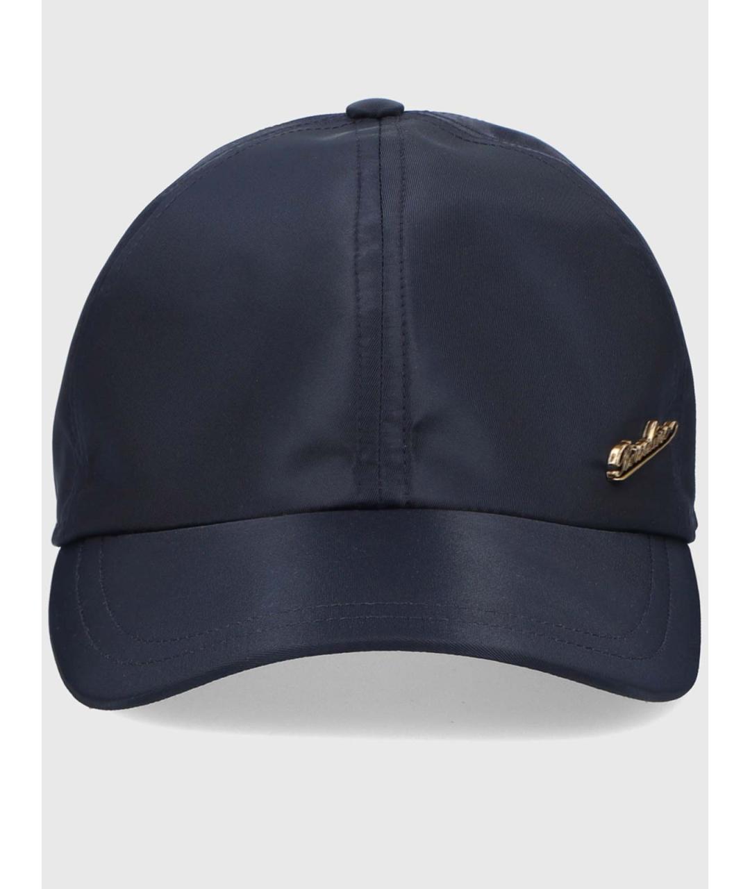 BORSALINO Черная синтетическая кепка, фото 2