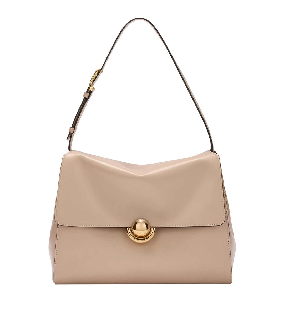 FURLA Бежевая кожаная сумка через плечо, фото 1