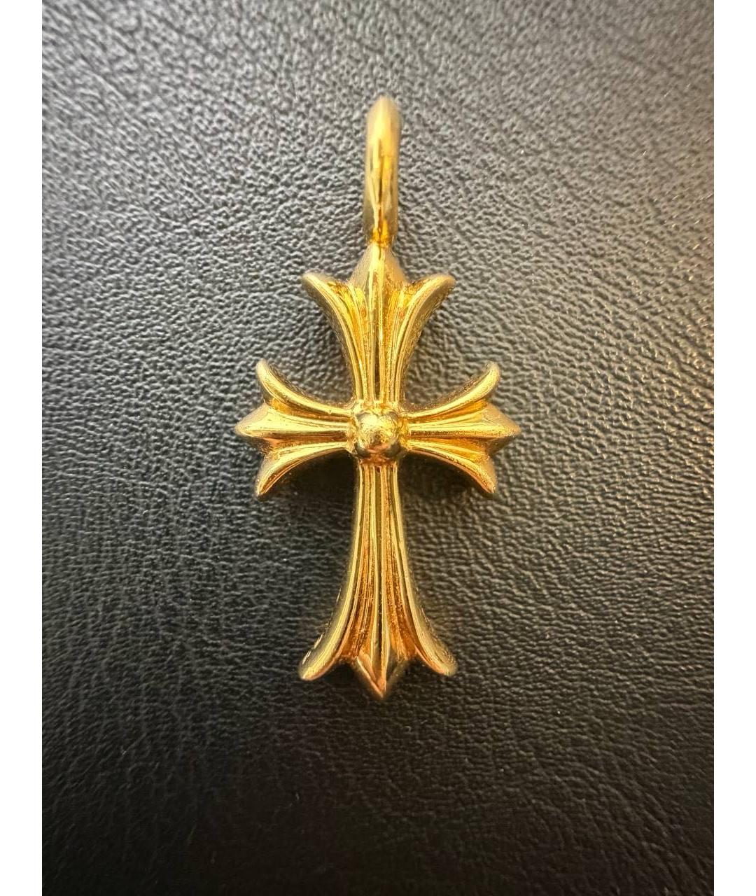 CHROME HEARTS Золотая цепочка/подвеска из желтого золота, фото 5