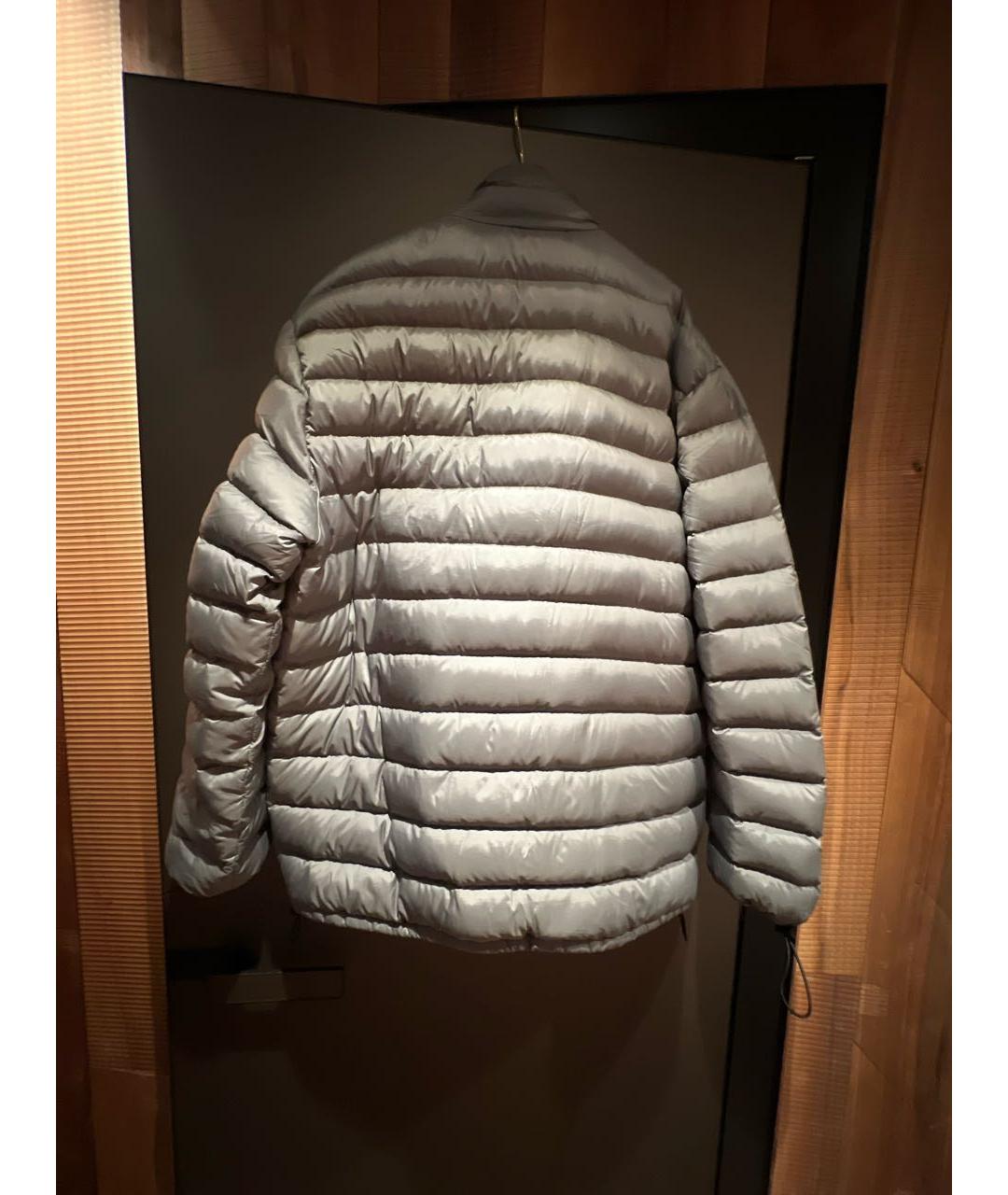 MIU MIU Антрацитовая полиэстеровая куртка, фото 2