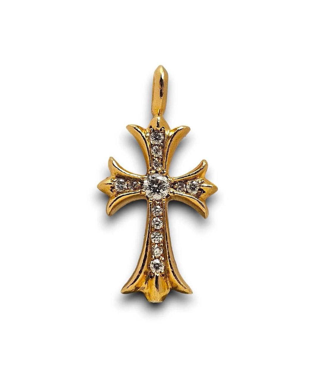CHROME HEARTS Золотая подвеска из желтого золота, фото 8