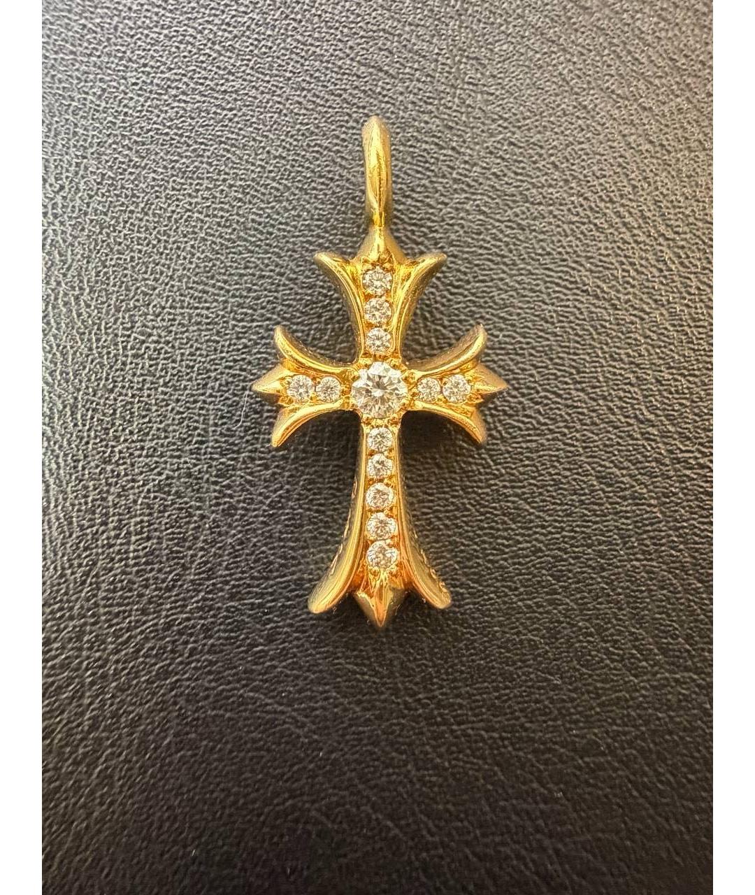 CHROME HEARTS Золотая подвеска из желтого золота, фото 4