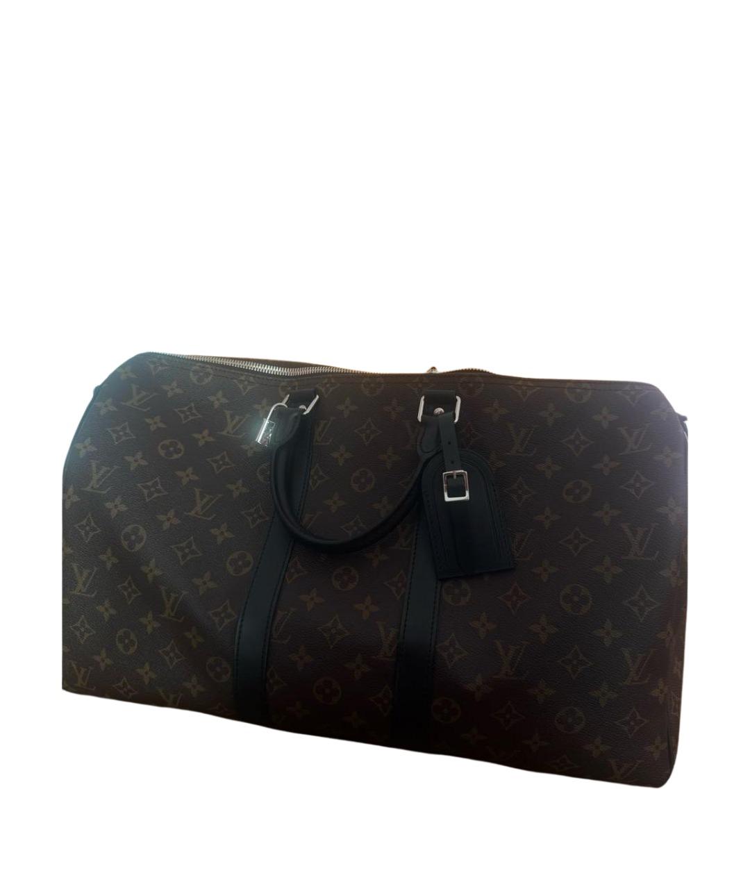 LOUIS VUITTON Коричневая сумка с короткими ручками, фото 1