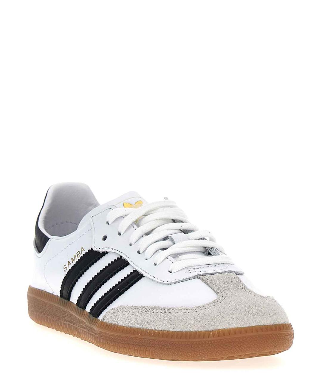 ADIDAS Белые замшевые низкие кроссовки / кеды, фото 2