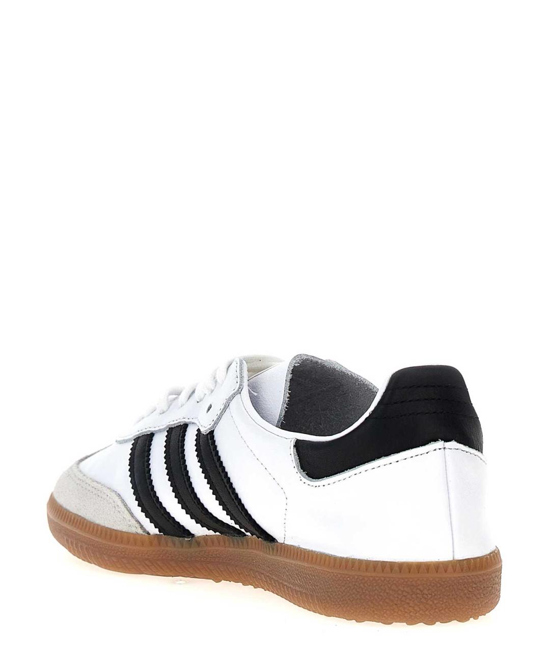 ADIDAS Белые замшевые низкие кроссовки / кеды, фото 3