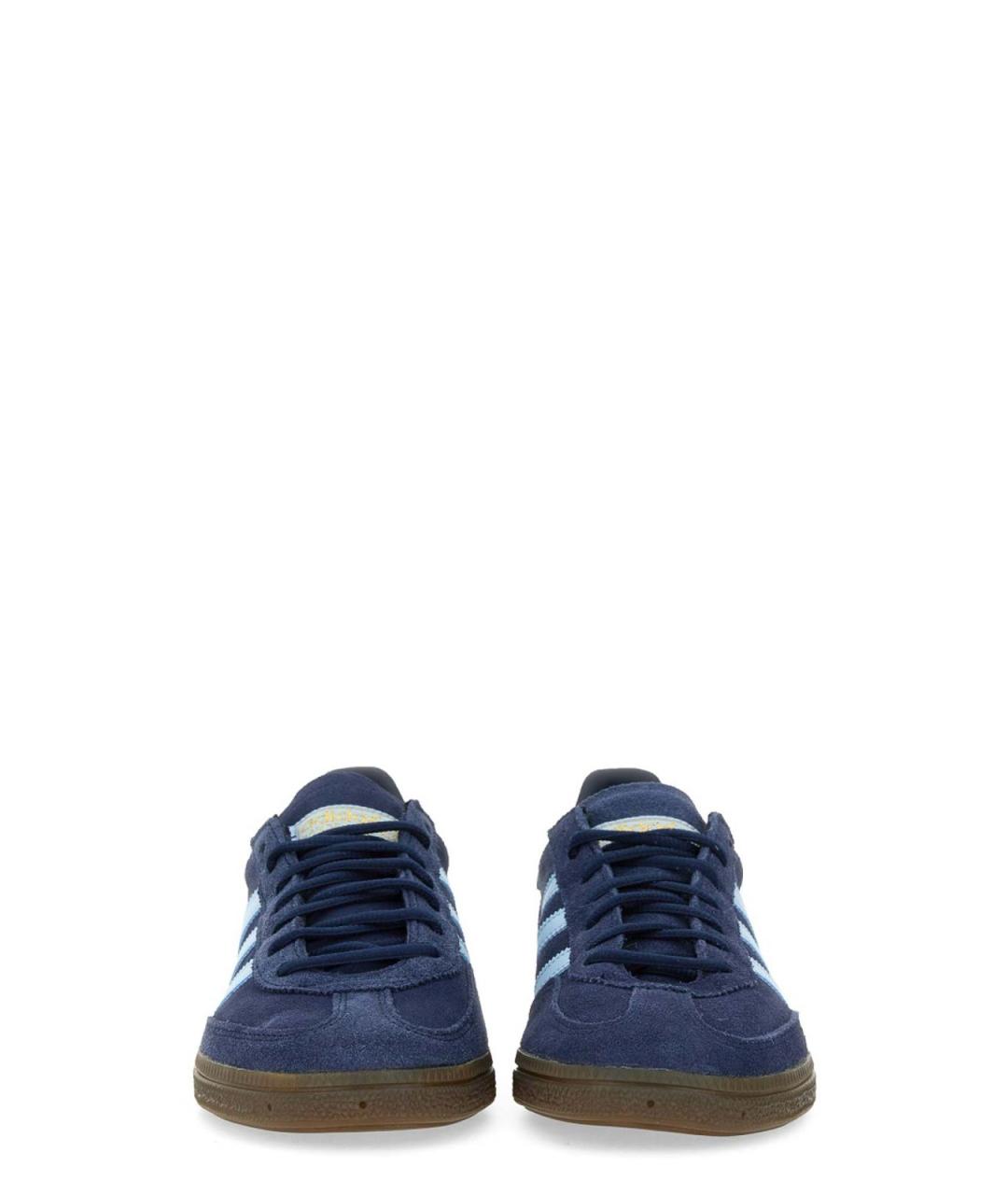ADIDAS Синие кожаные кеды, фото 5
