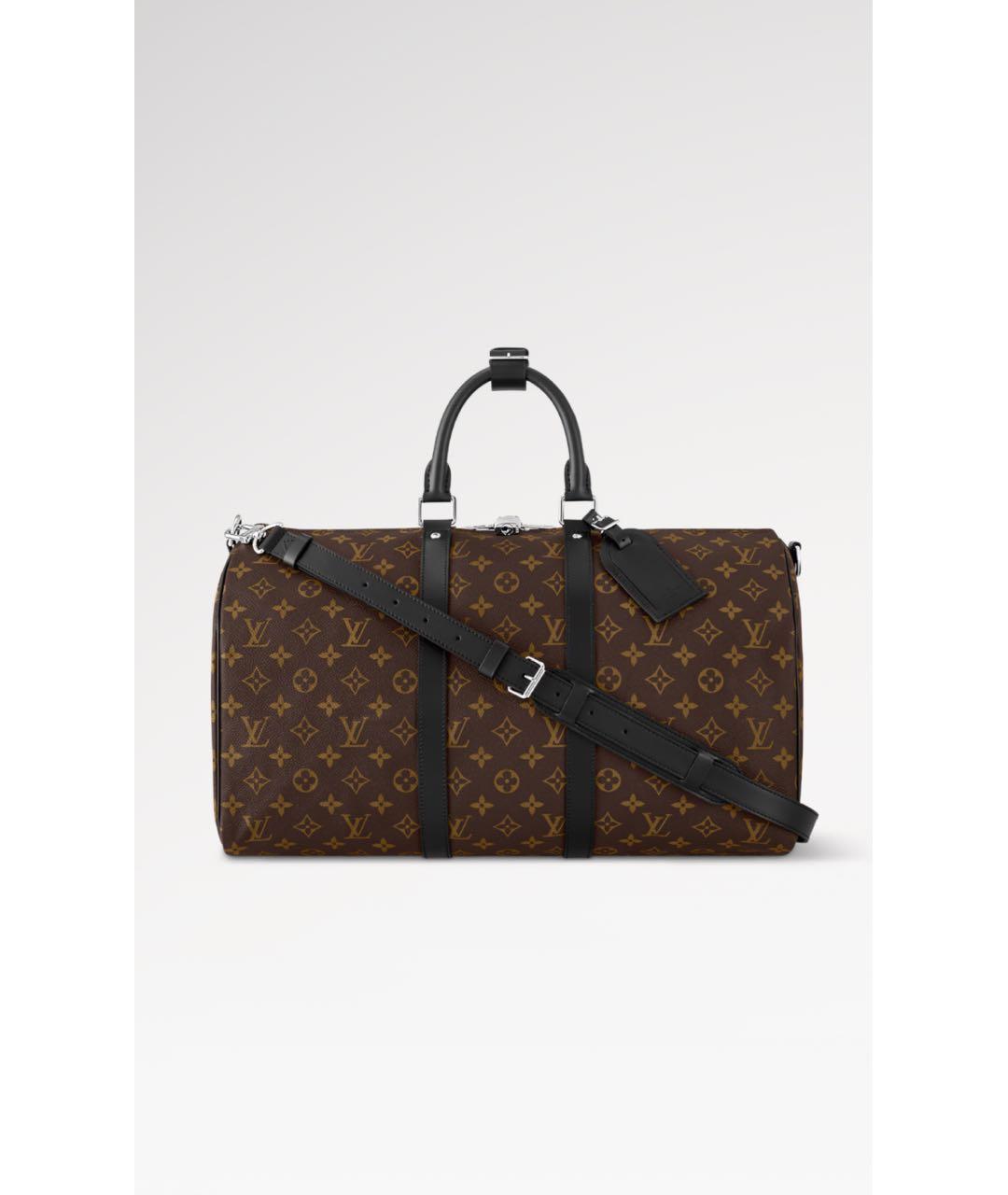 LOUIS VUITTON Коричневая дорожная/спортивная сумка, фото 5