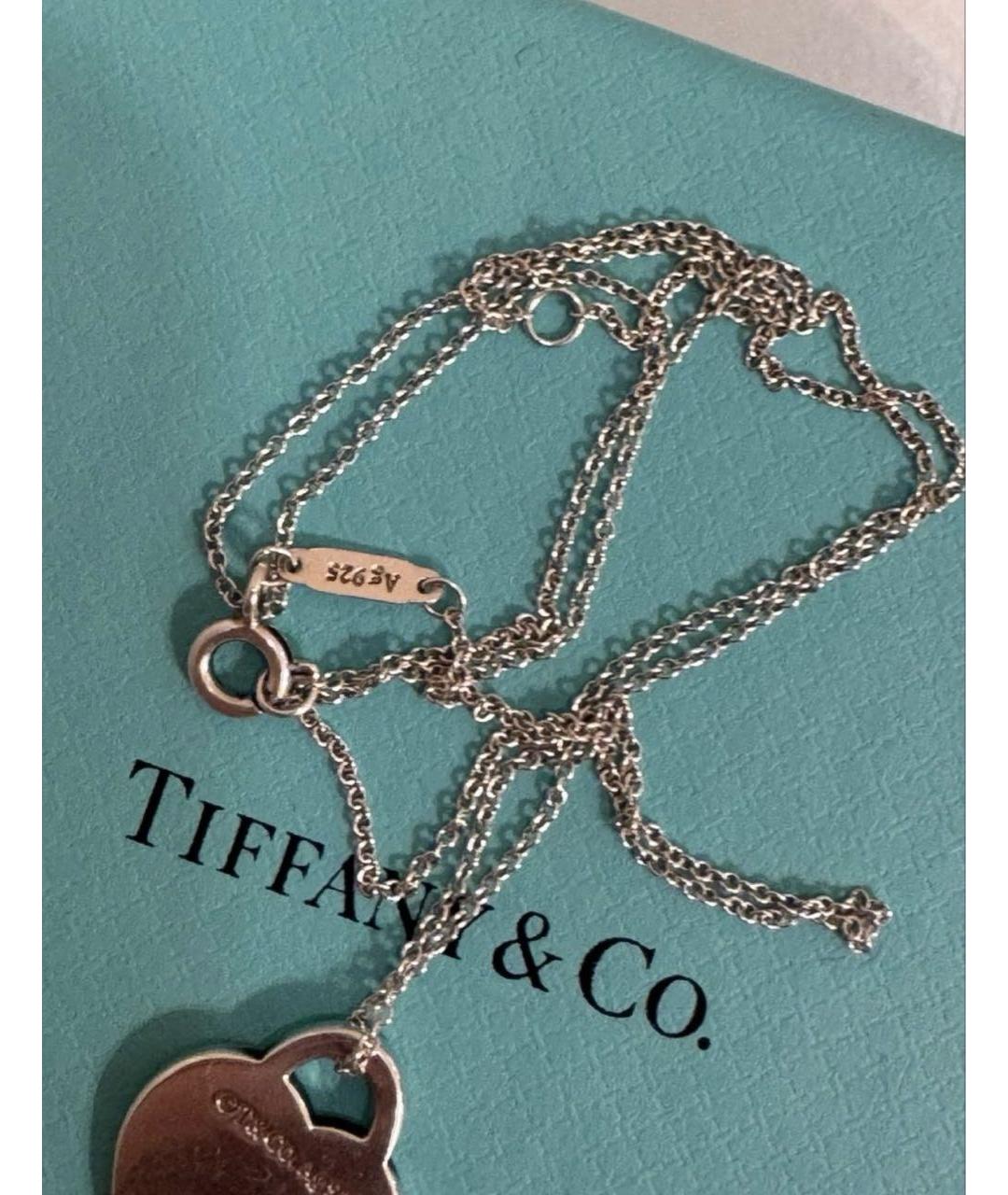 TIFFANY&CO Белое серебряное колье, фото 4