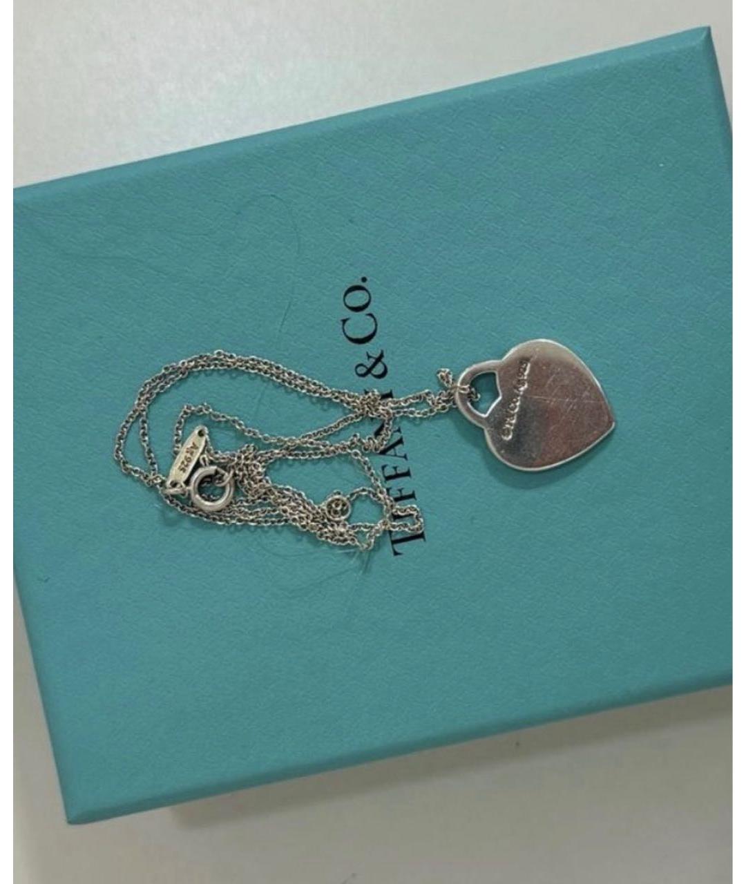 TIFFANY&CO Белое серебряное колье, фото 3