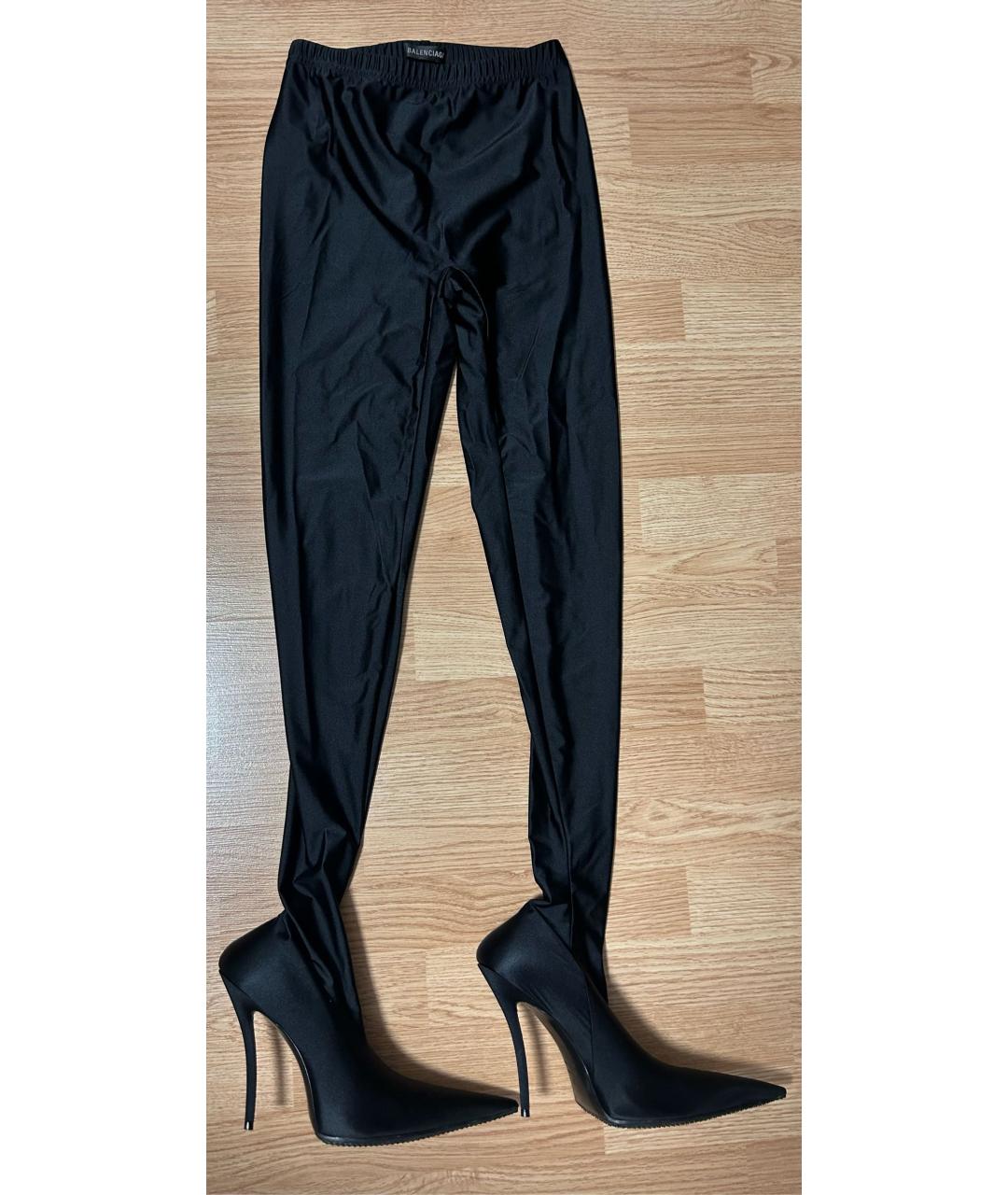 BALENCIAGA Черные ботфорты, фото 9