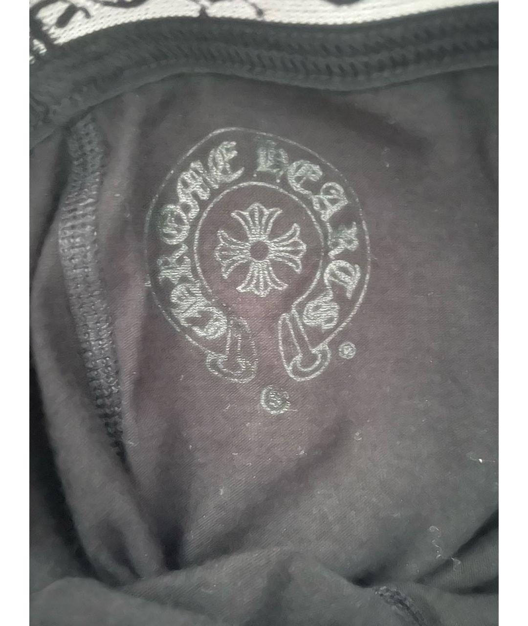 CHROME HEARTS Черные леггинсы и велосипедки, фото 3