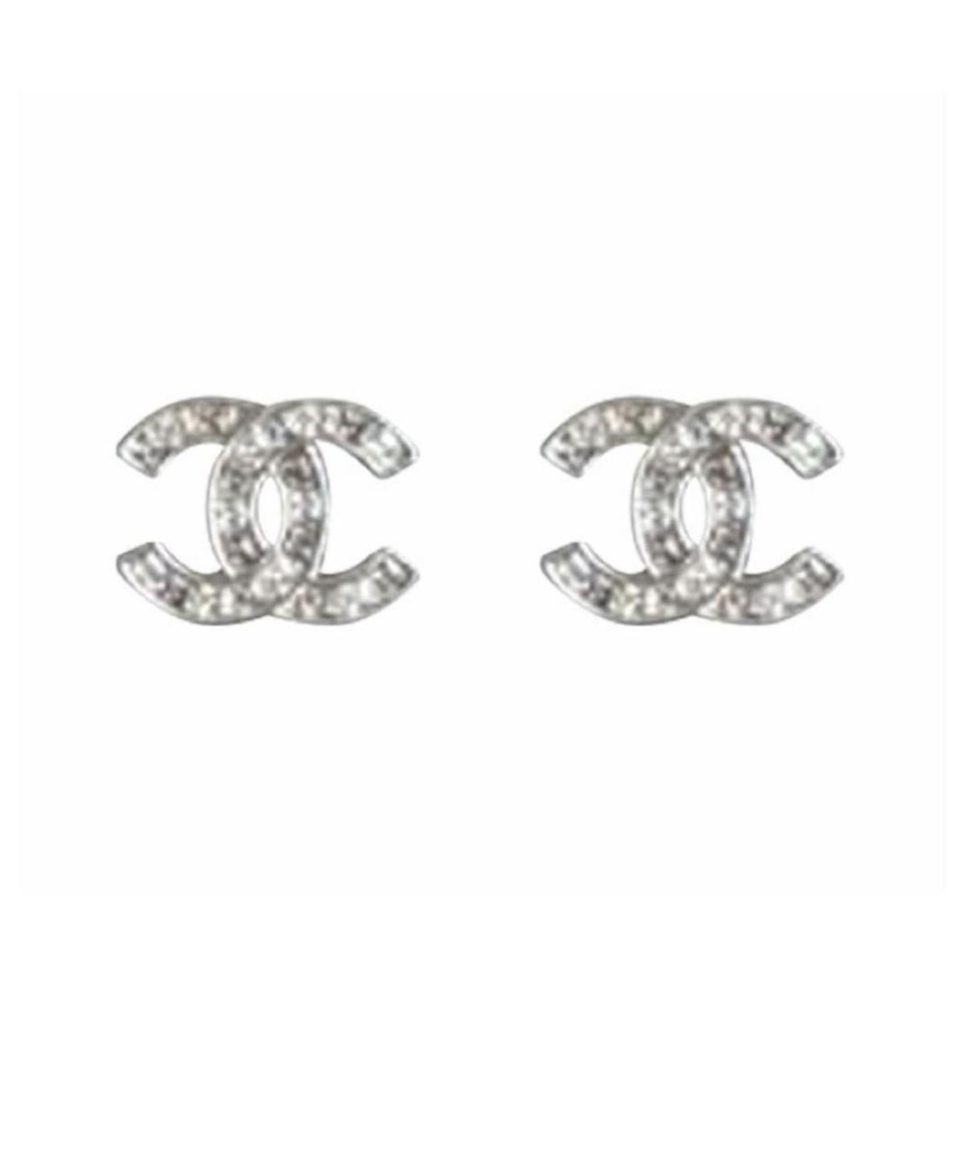 CHANEL Серебряные латунные серьги, фото 9