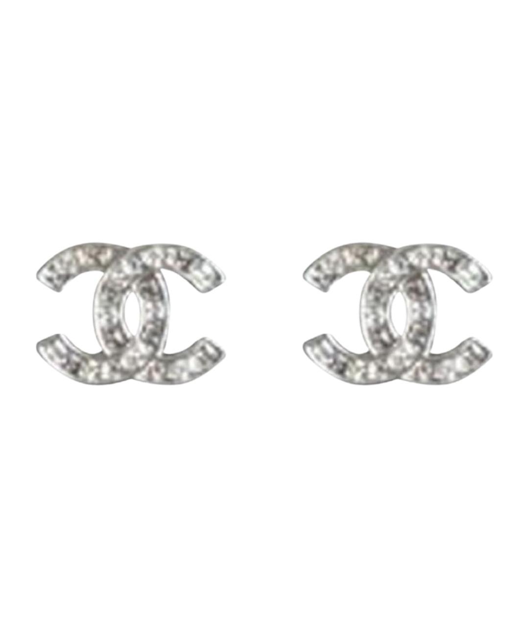 CHANEL Серебряные латунные серьги, фото 1