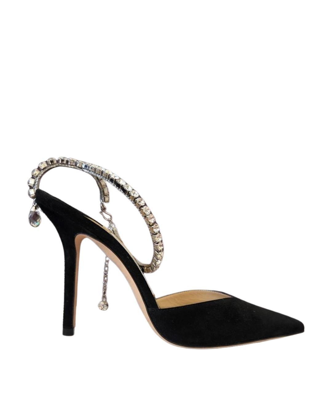 JIMMY CHOO Черные кожаные туфли, фото 1