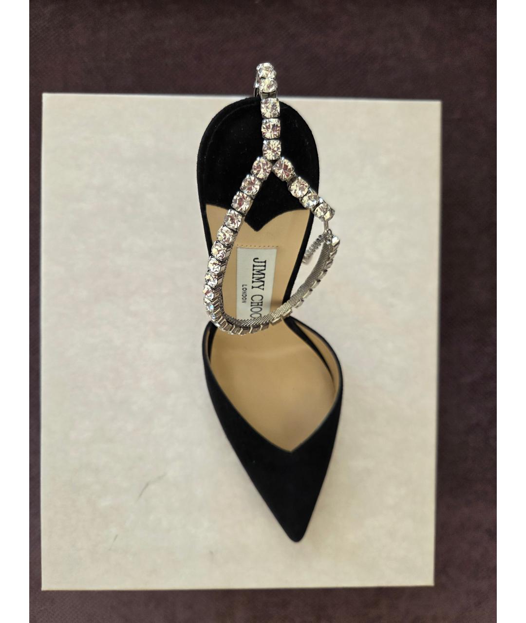 JIMMY CHOO Черные кожаные туфли, фото 7