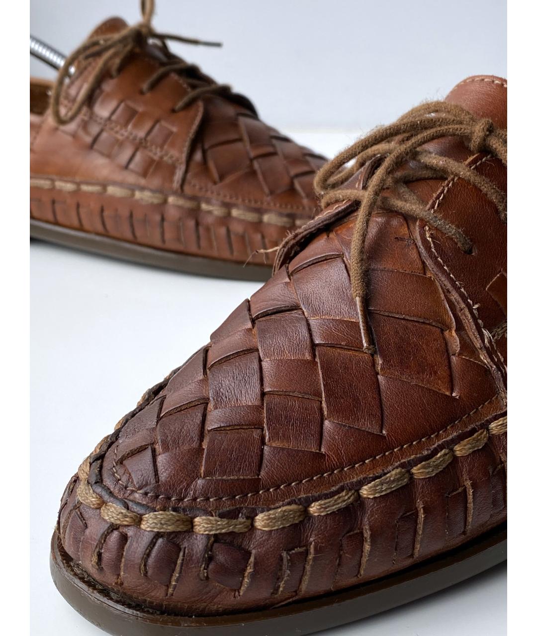 BALLY Коричневые кожаные лоферы, фото 6