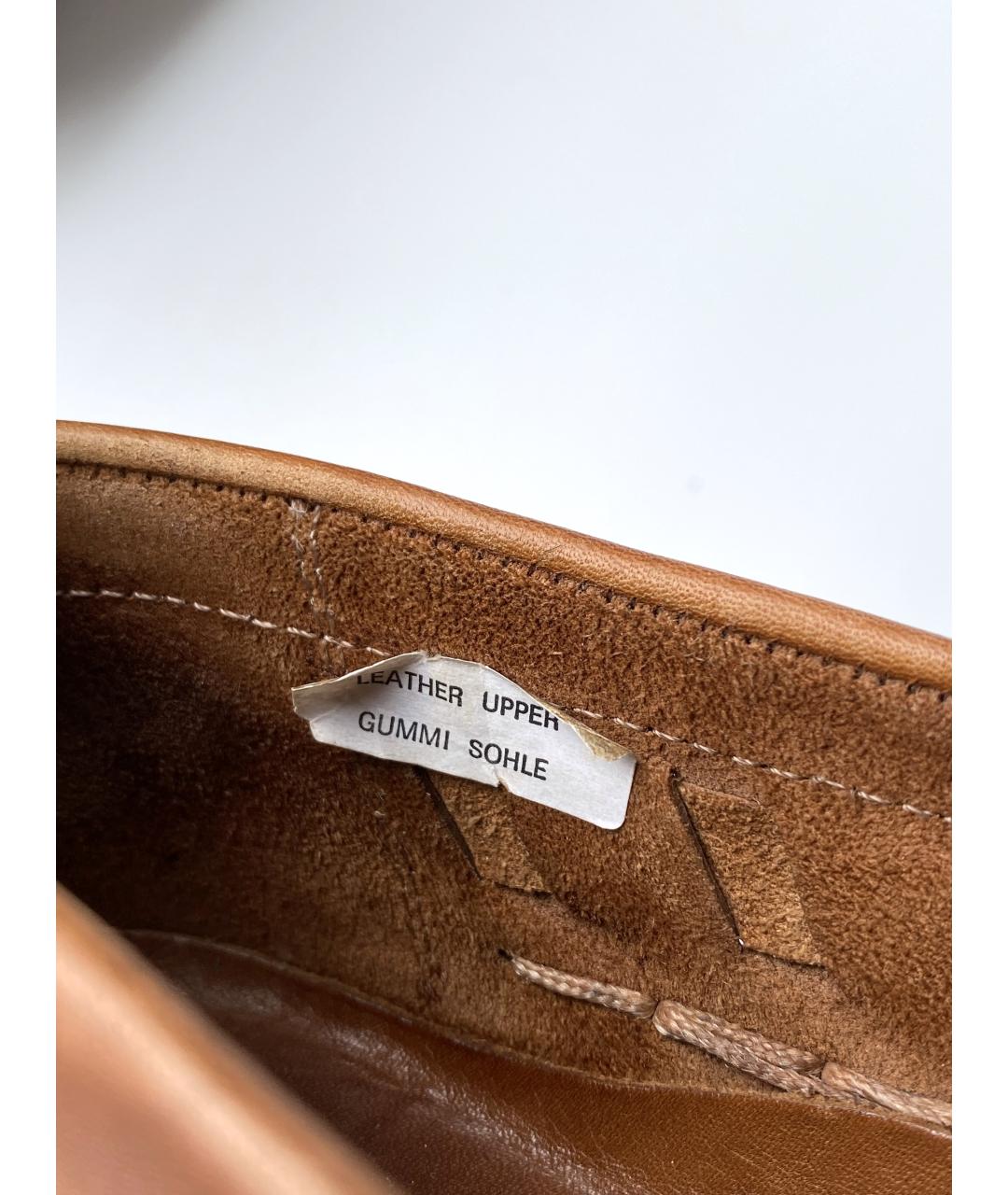 BALLY Коричневые кожаные лоферы, фото 9