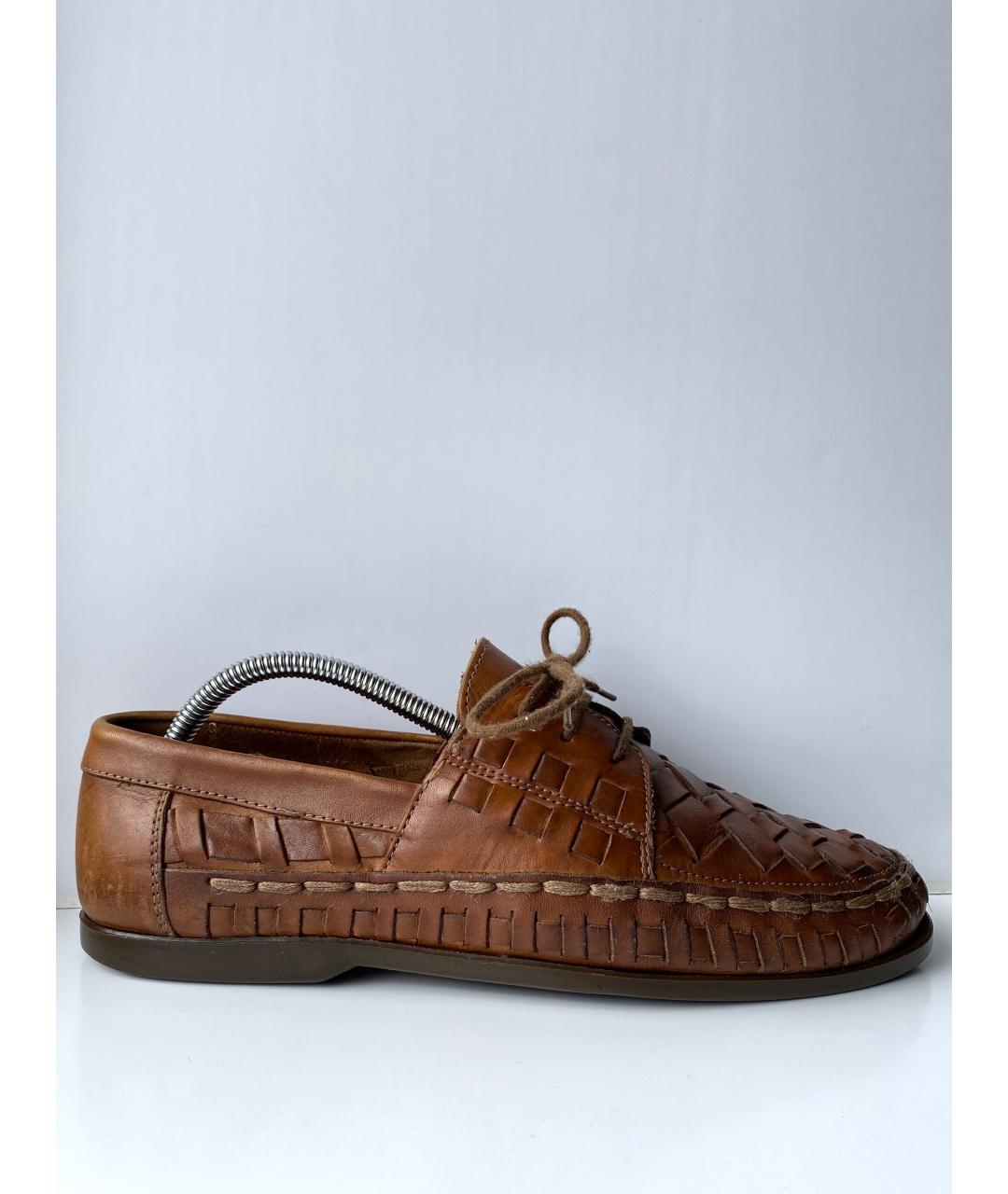 BALLY Коричневые кожаные лоферы, фото 10