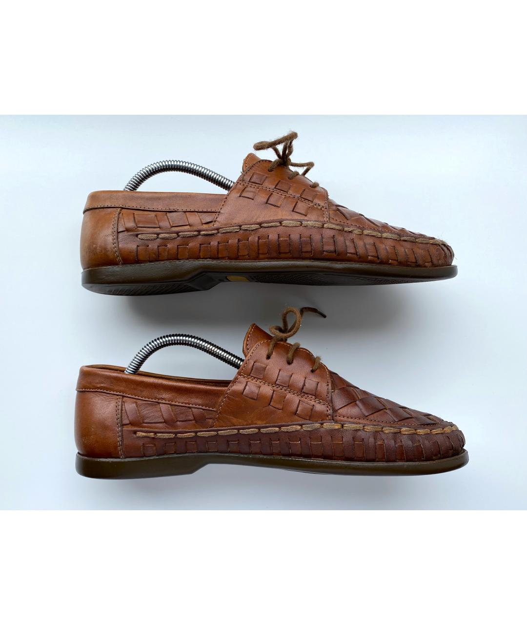 BALLY Коричневые кожаные лоферы, фото 2