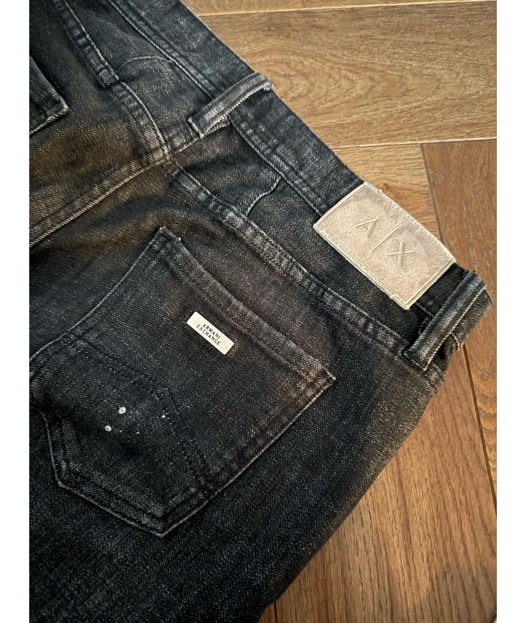 ARMANI EXCHANGE Черные джинсы скинни, фото 4