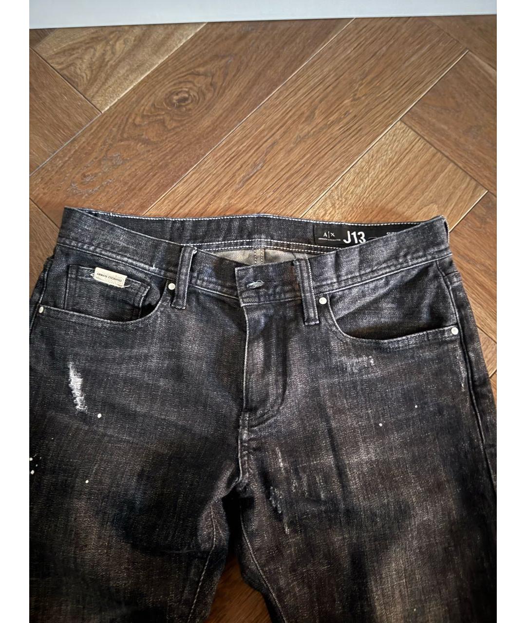 ARMANI EXCHANGE Черные джинсы скинни, фото 3