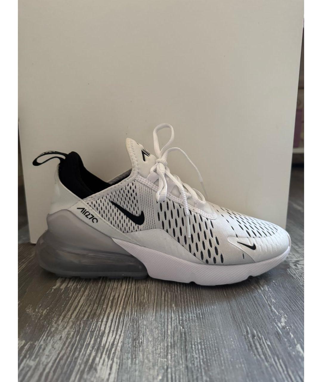 NIKE Белые текстильные кроссовки, фото 8