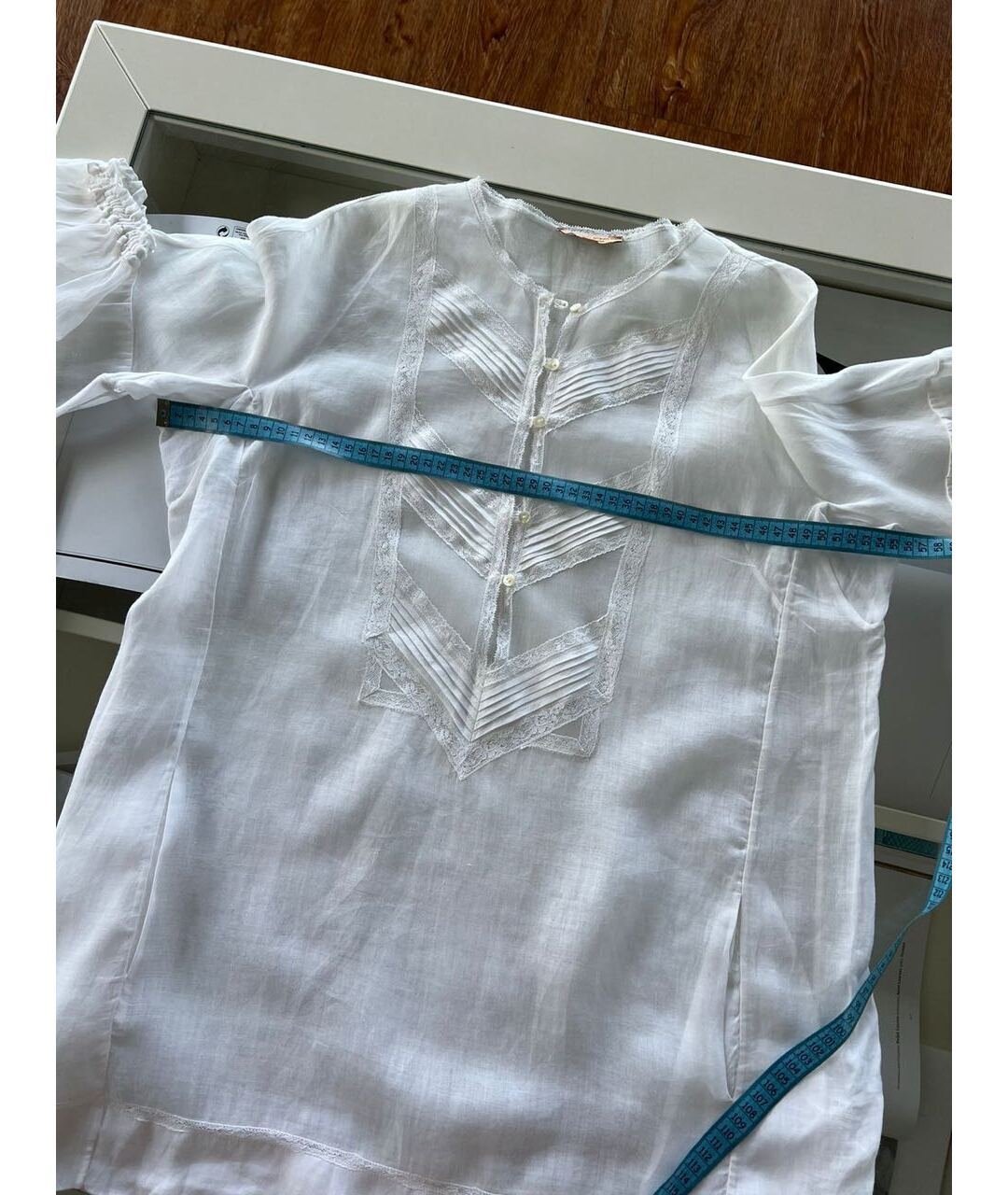 ERMANNO SCERVINO Белая рубашка, фото 6