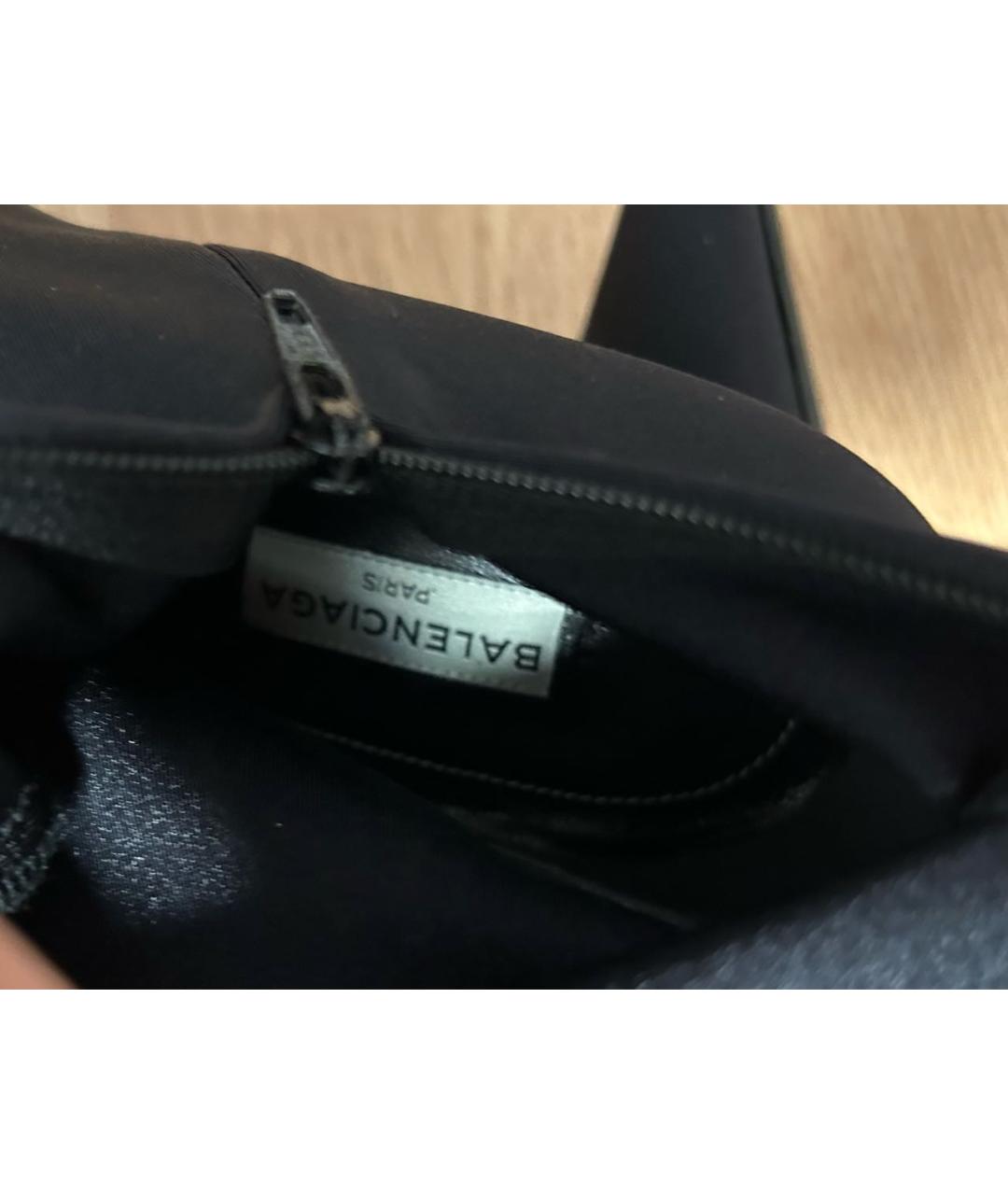 BALENCIAGA Черные ботфорты, фото 4