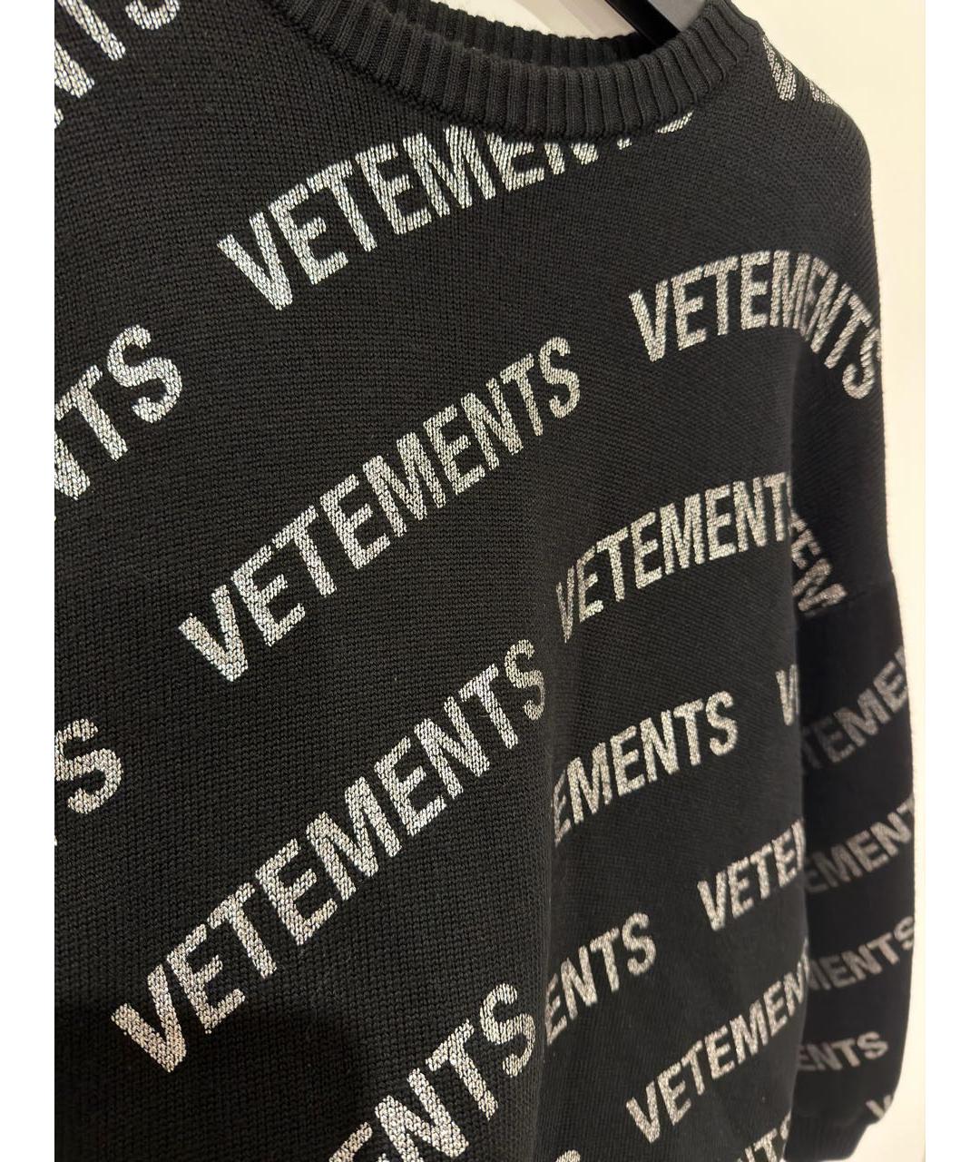 VETEMENTS Черный джемпер / свитер, фото 8