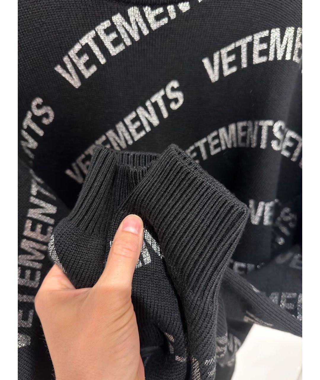VETEMENTS Черный джемпер / свитер, фото 7