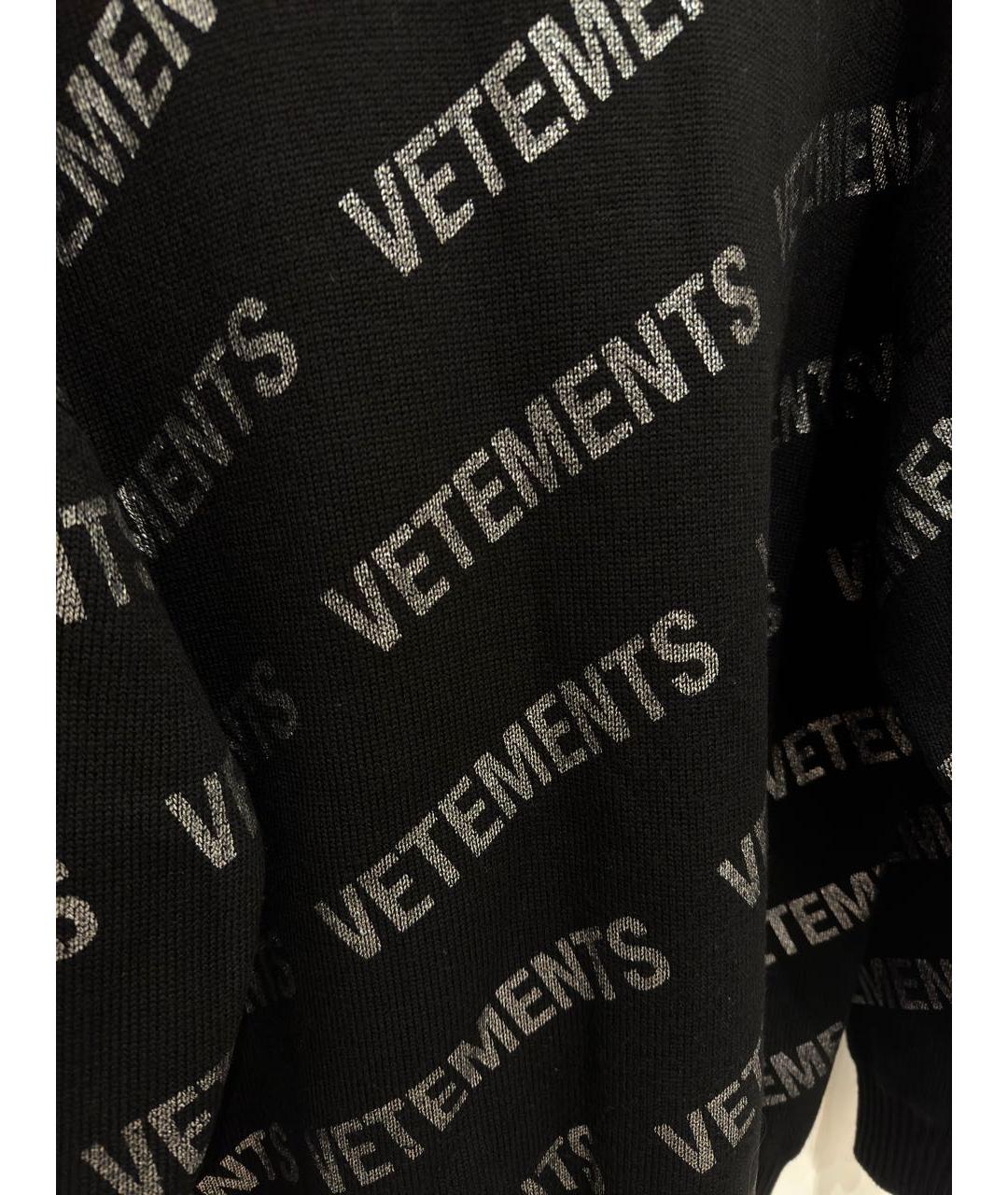 VETEMENTS Черный джемпер / свитер, фото 6