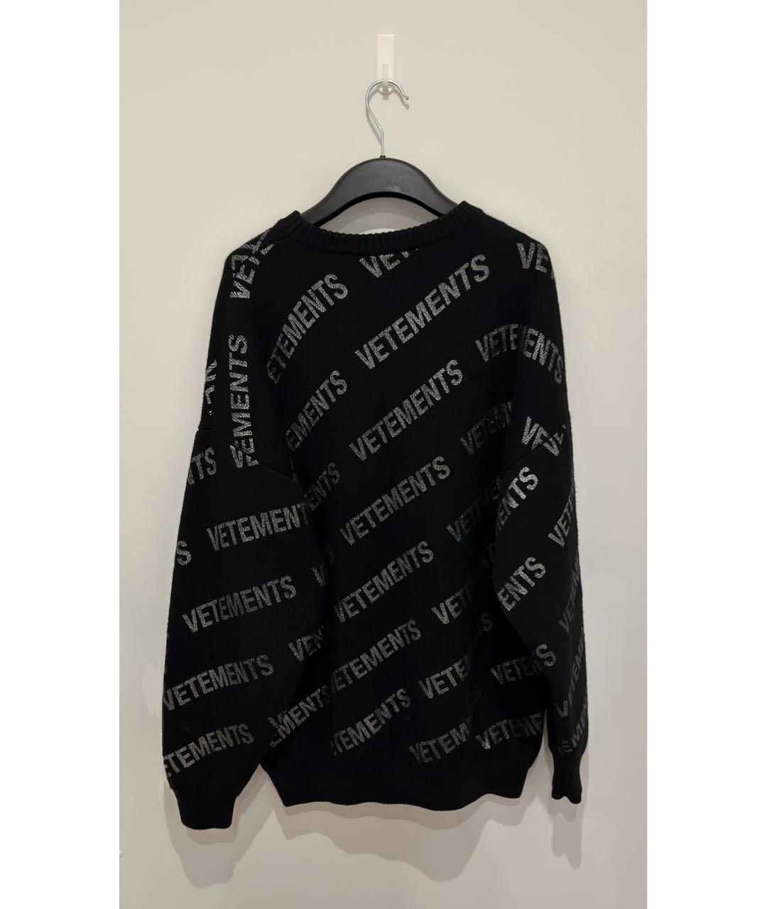 VETEMENTS Черный джемпер / свитер, фото 3