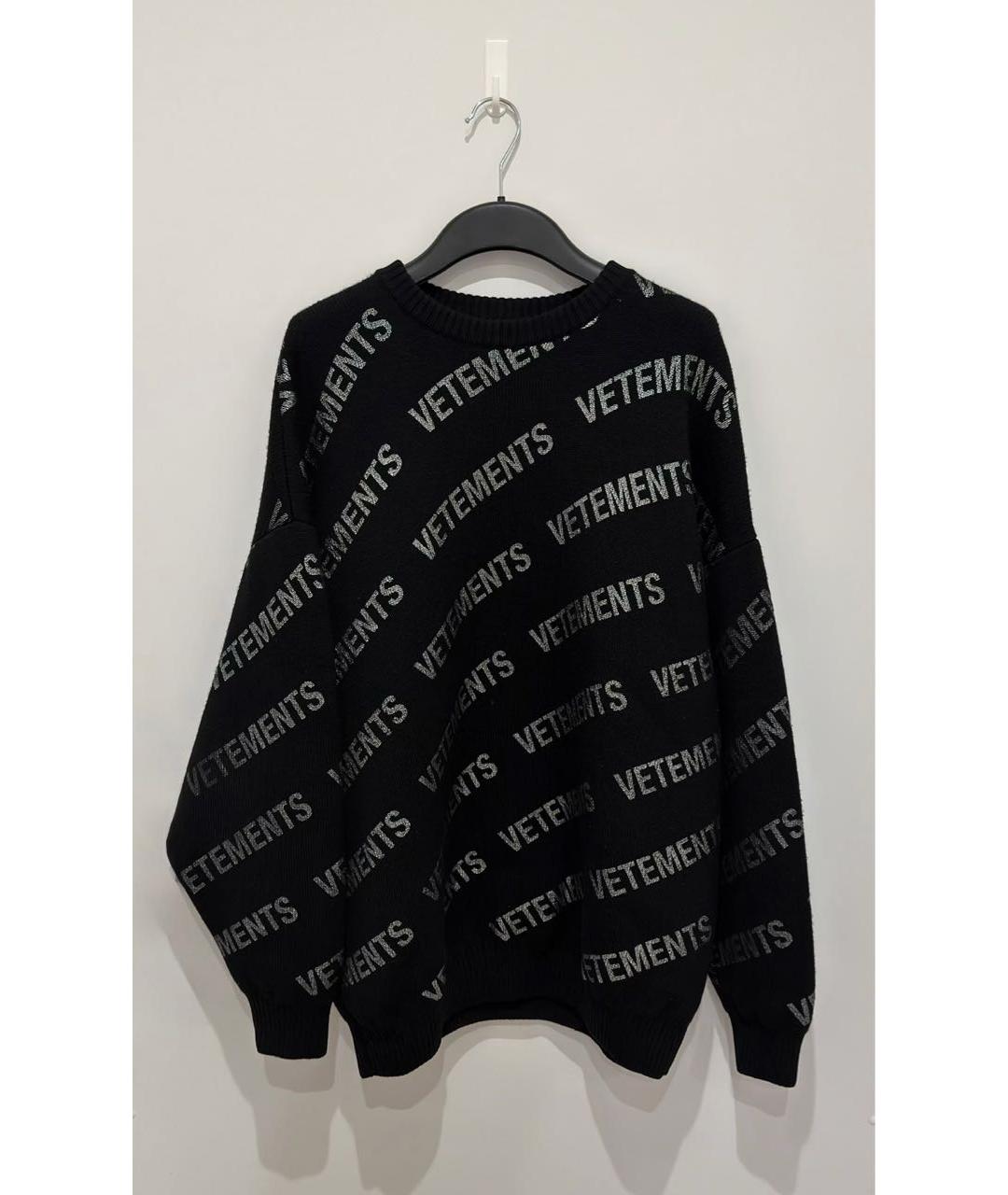 VETEMENTS Черный джемпер / свитер, фото 2