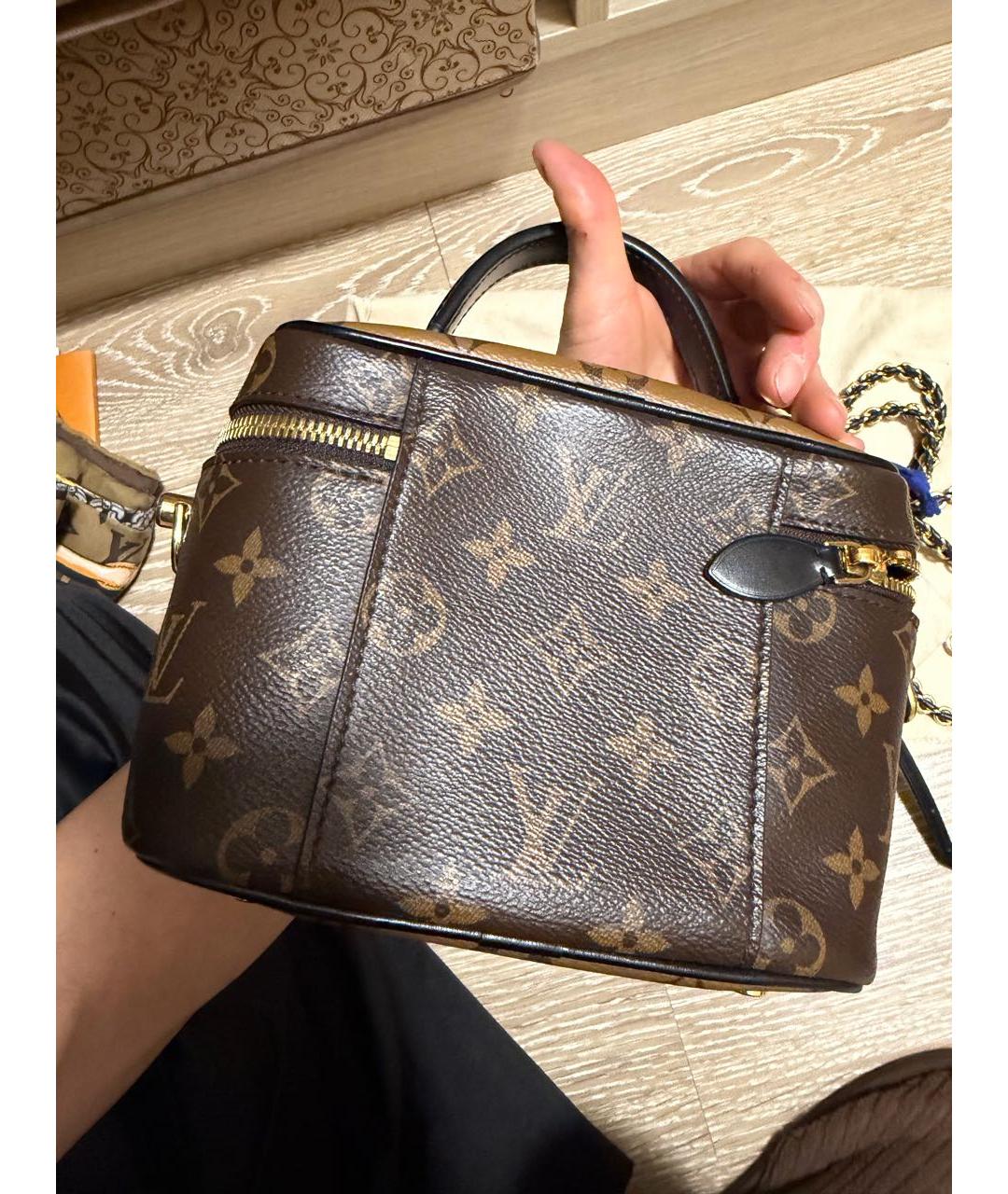 LOUIS VUITTON Коричневая сумка через плечо, фото 3