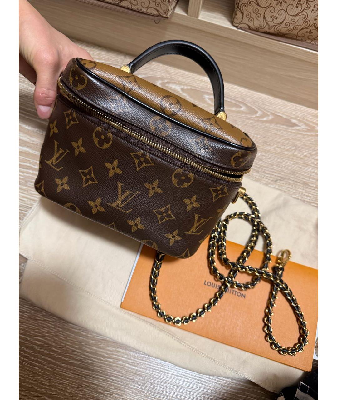 LOUIS VUITTON Коричневая сумка через плечо, фото 9