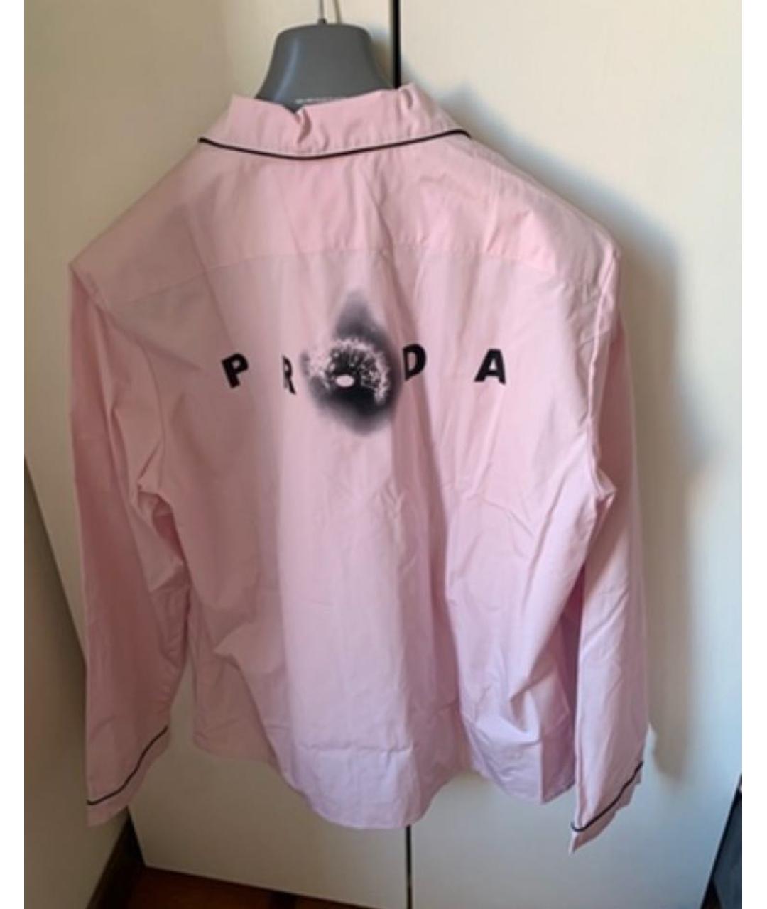 PRADA Розовый хлопковый костюм с брюками, фото 3
