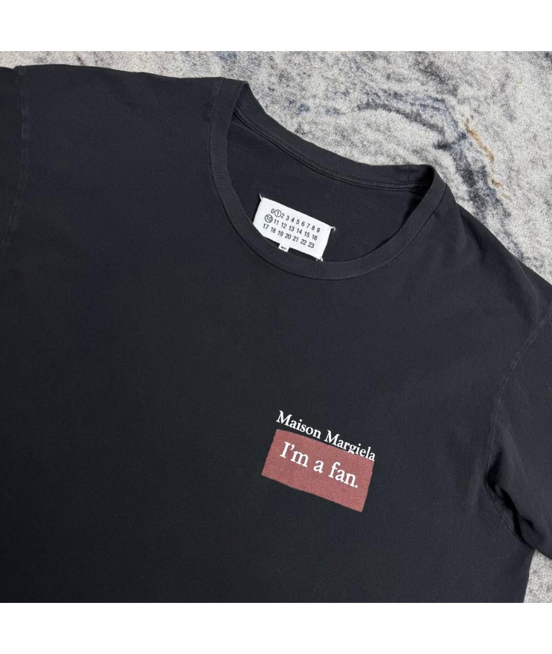 MAISON MARGIELA Серая хлопковая футболка, фото 3