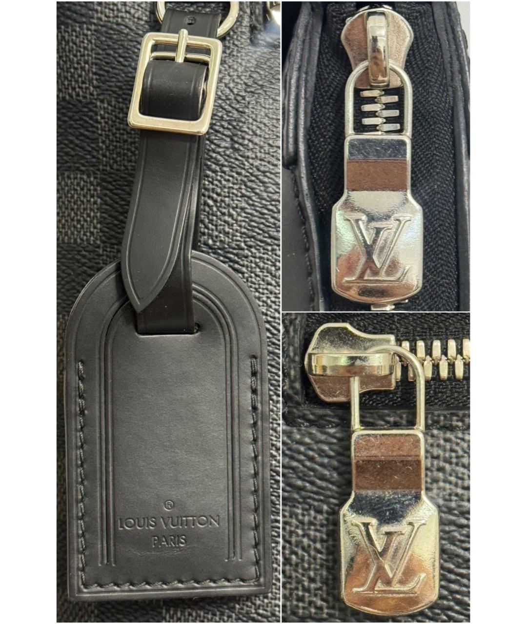 LOUIS VUITTON Черная сумка на плечо, фото 5