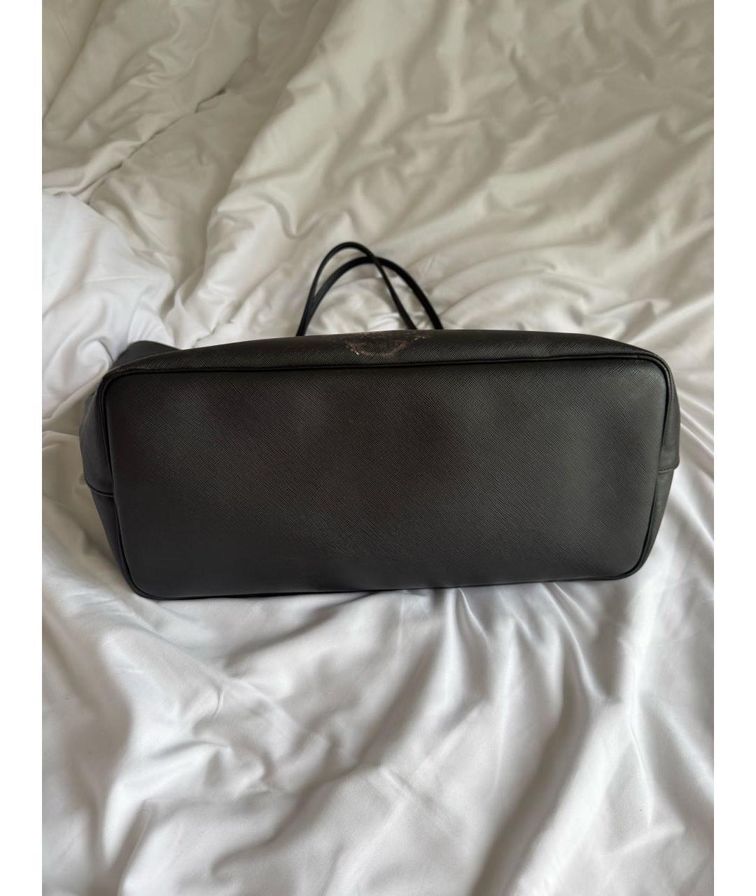 GIVENCHY Черная кожаная сумка тоут, фото 5