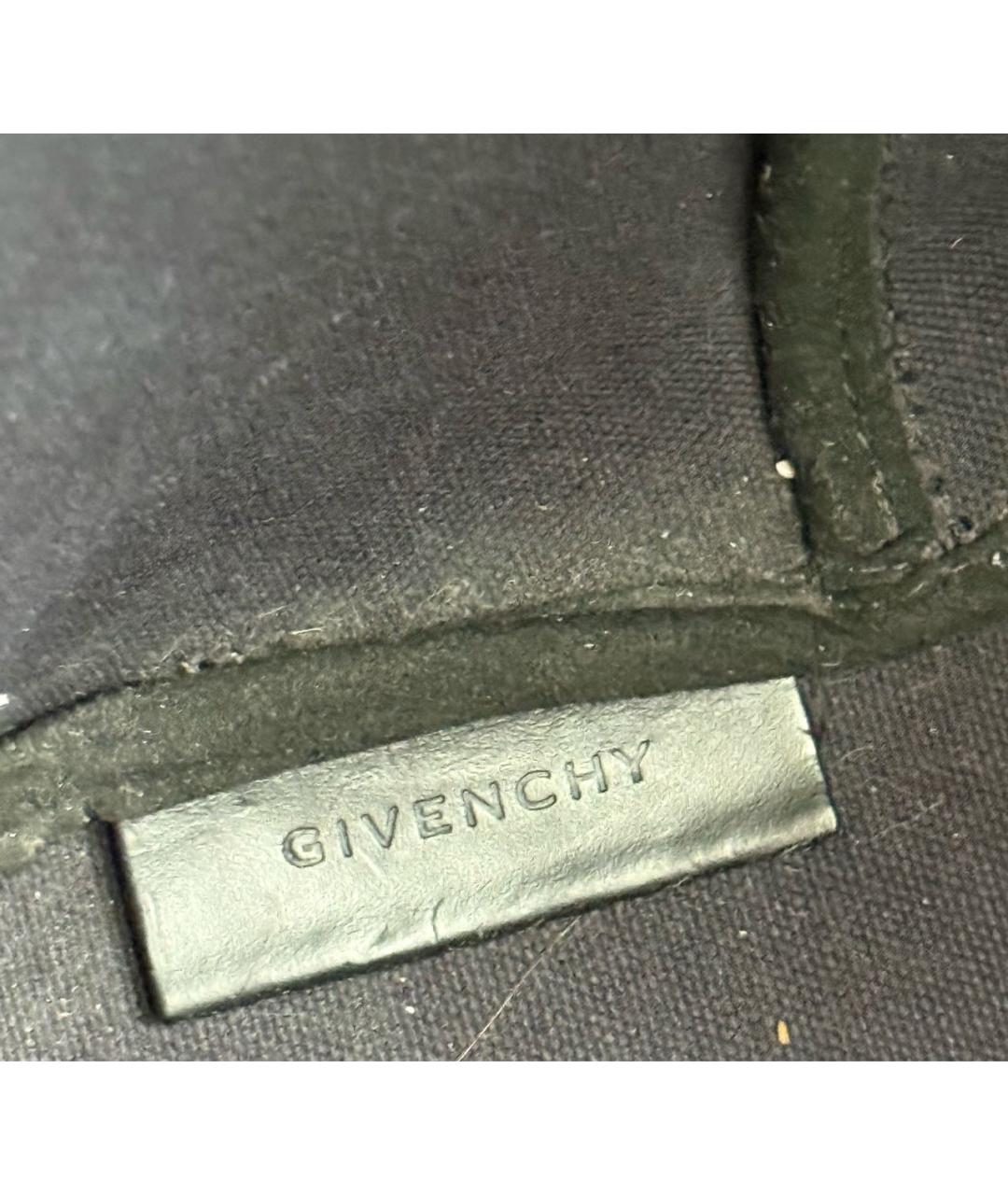 GIVENCHY Черная кожаная сумка тоут, фото 7