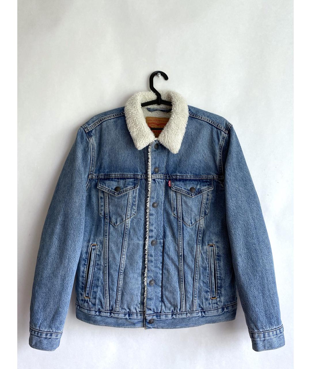 LEVI'S Голубая деним куртка, фото 10