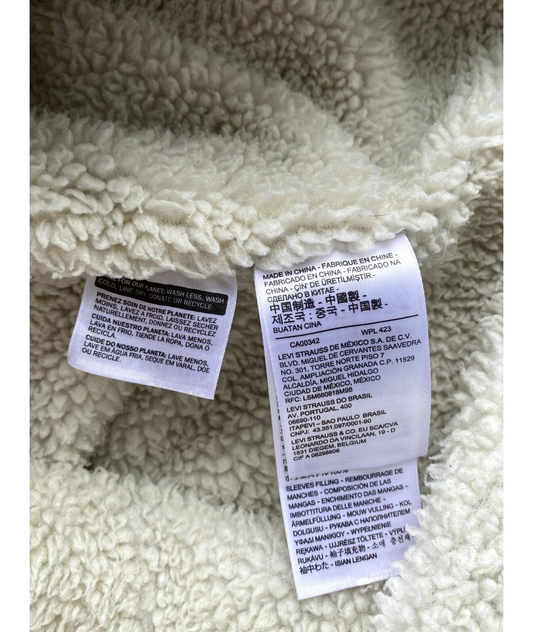 LEVI'S Голубая деним куртка, фото 8