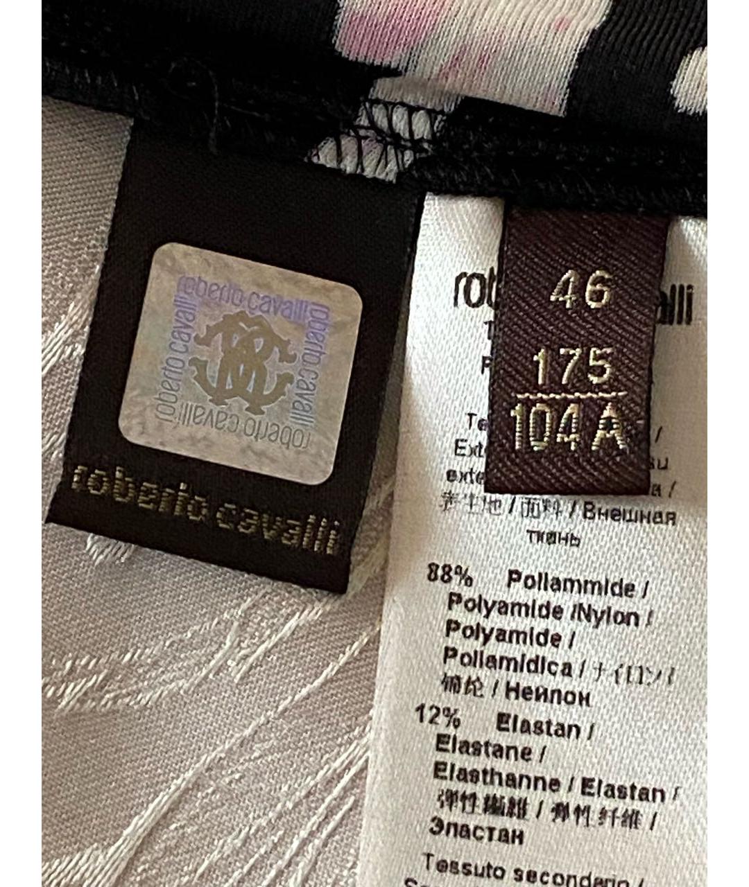 ROBERTO CAVALLI Мульти полиамидовое платье, фото 7