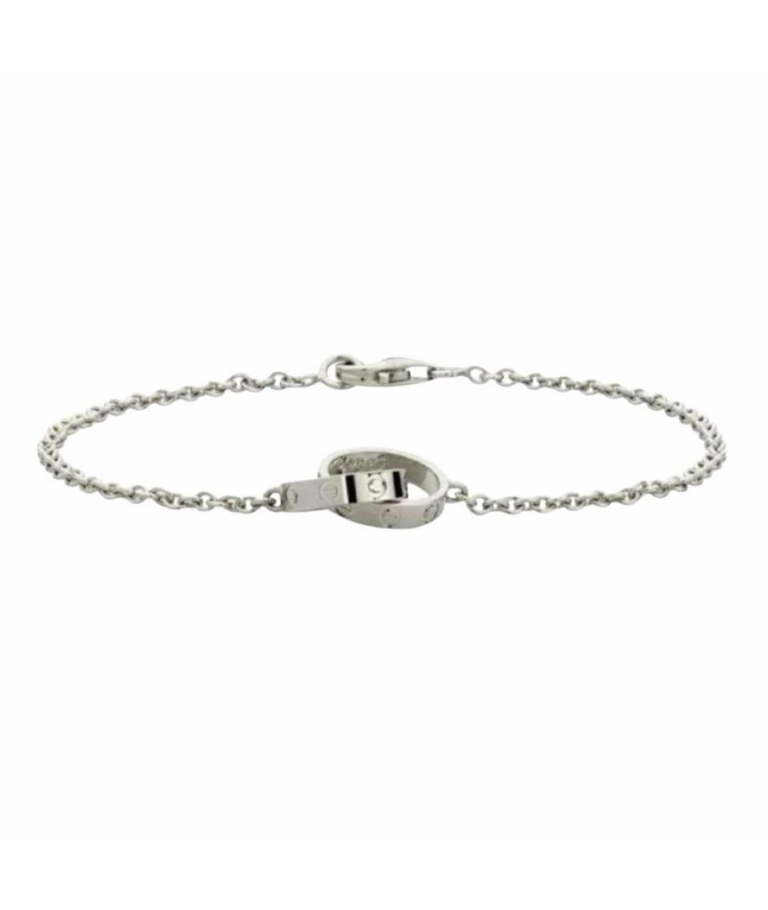 CARTIER Белый браслет из белого золота, фото 7
