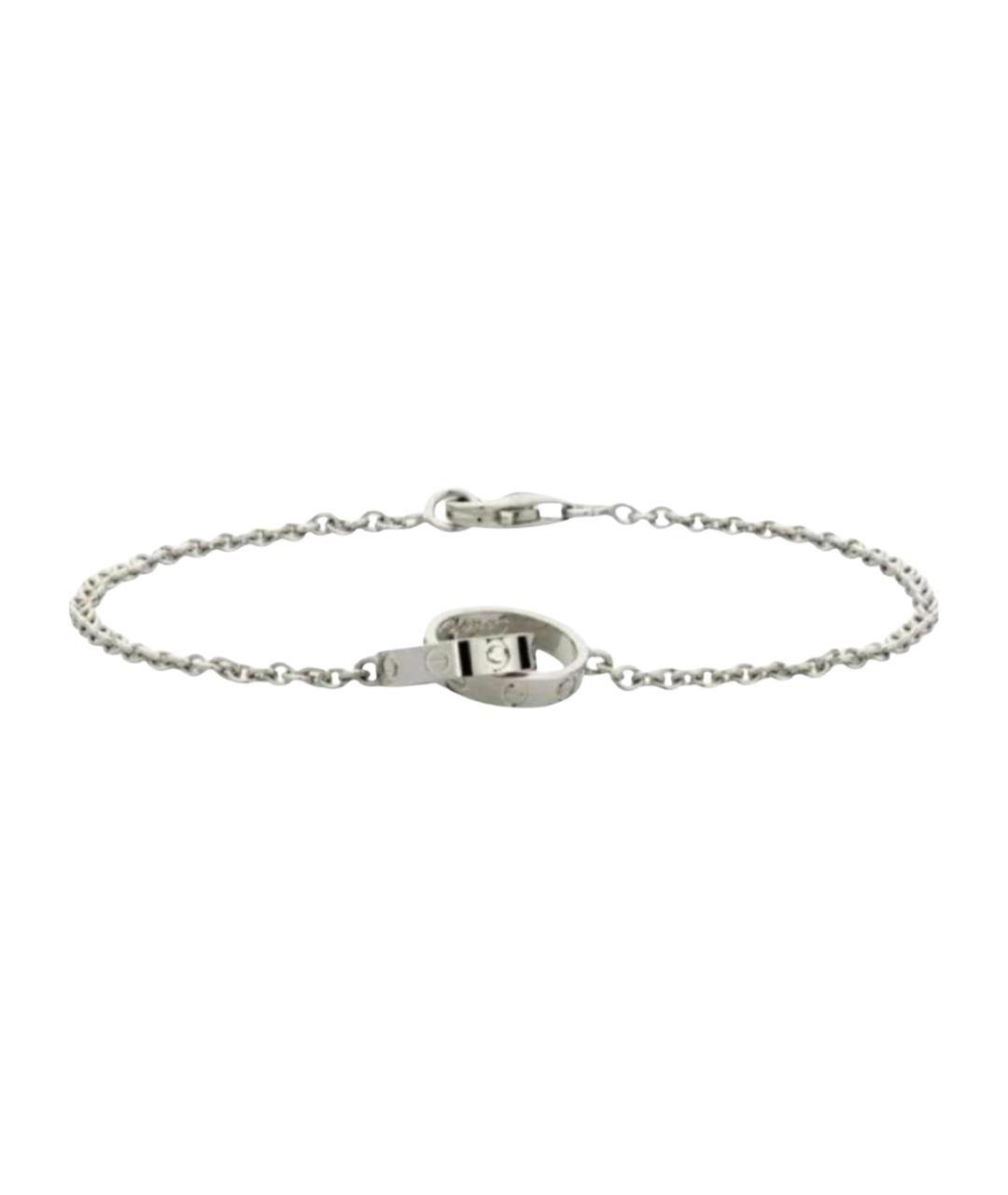 CARTIER Белый браслет из белого золота, фото 1