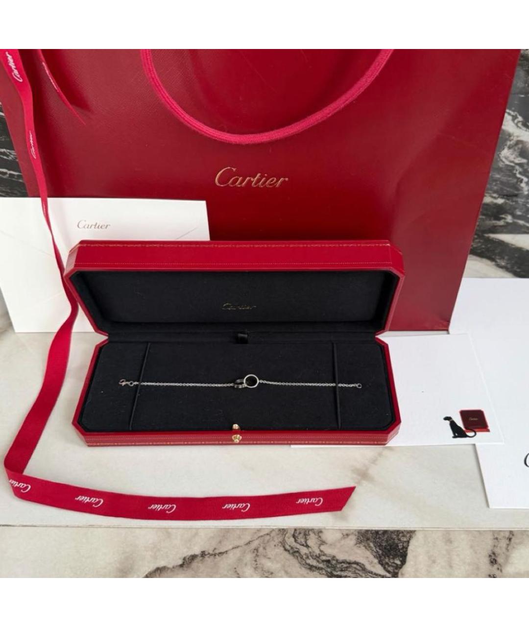CARTIER Белый браслет из белого золота, фото 5