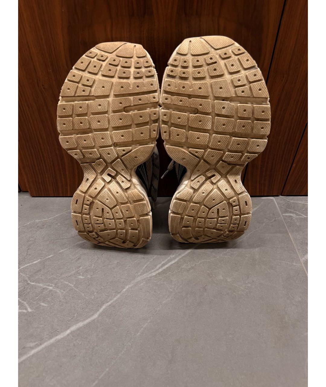 BALENCIAGA Антрацитовые текстильные кроссовки, фото 5