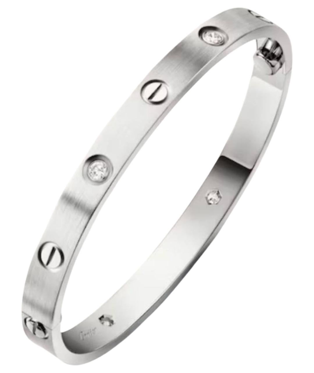 CARTIER Серебряный браслет из белого золота, фото 1
